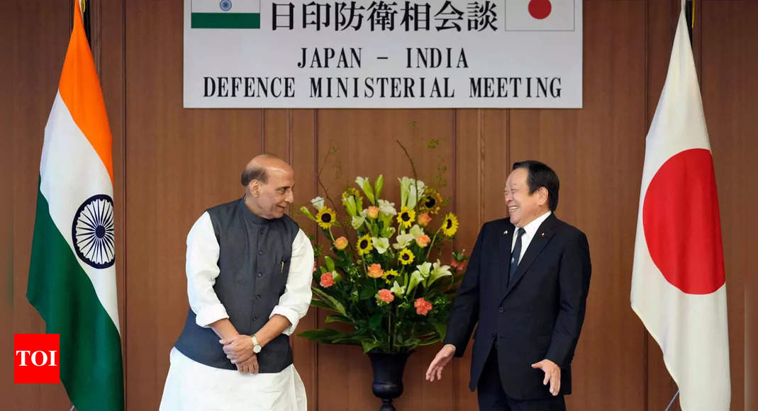 Rajnath Singh meets Japanese counterpart to bolster defence ties, enhance special strategic partnership | India News – Times of India