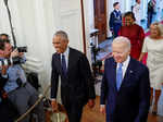 White House ceremony to unveil portraits of former U.S. President Barack Obama and former first lady Michelle Obama, in Washington