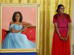 White House ceremony to unveil portraits of former U.S. President Barack Obama and former first lady Michelle Obama, in Washington