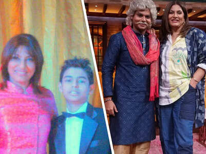 Sidharth's old pic with Archana as a 10-year-old