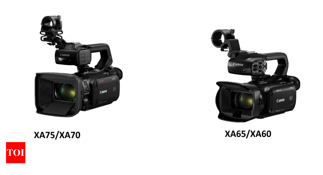 Canon launches XA series camcorders with 1-inch CMOS sensor UVC support, price starts at Rs 2,06,995 – Times of India