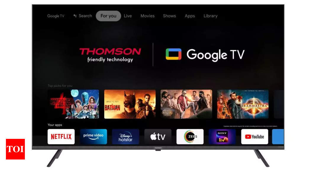 Thomson launches one of the most affordable QLED 4K TVs in India: All details – Times of India