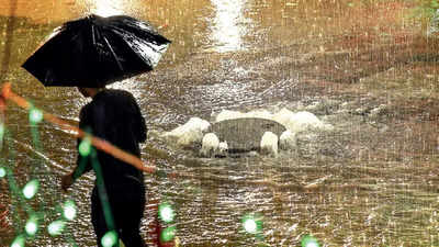 Rain-battered Hyderabad wades through surge of sewage