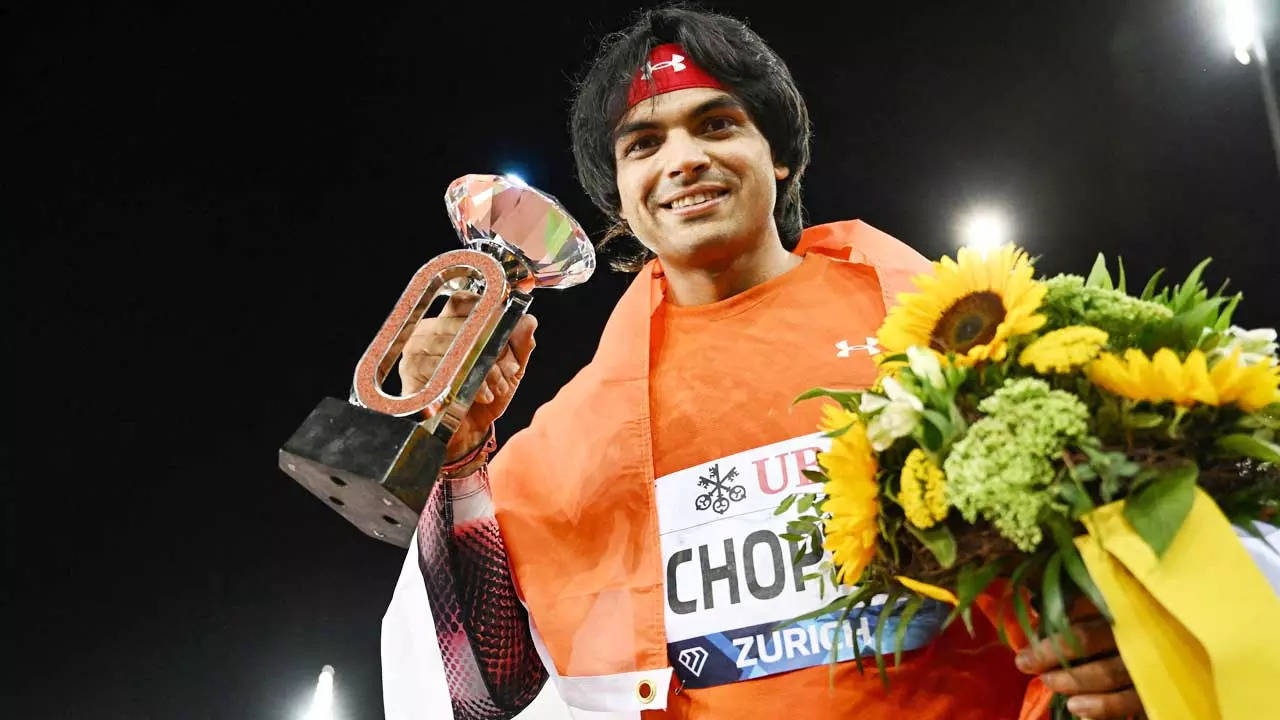 Neeraj Chopra creates history, becomes first Indian to clinch Diamond  League Finals title | More sports News - Times of India