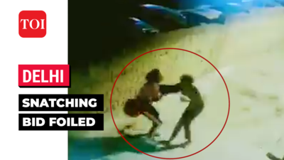On cam: Woman fights off snatcher in Delhi's Badarpur