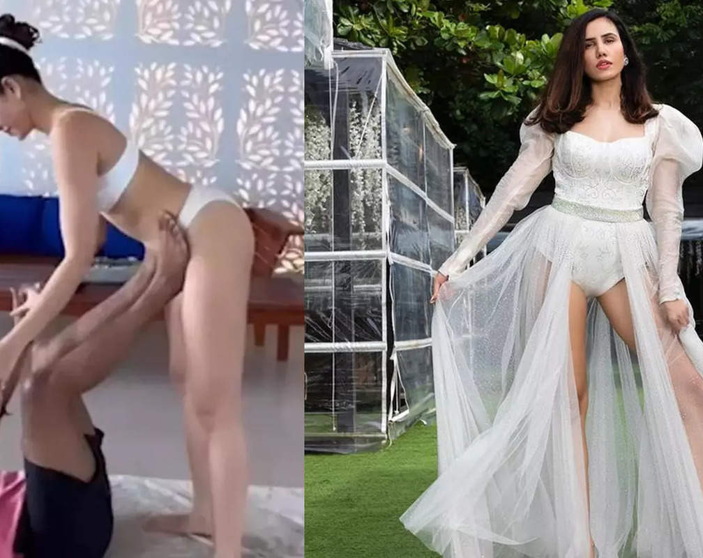 
After facing backlash for doing yoga in a bikini, Sonnalli Seygall flaunts her toned legs in this fairy-tale dress with a twist
