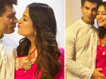 Lovely pictures from Bipasha Basu's baby shower ceremony with hubby Karan Singh Grover