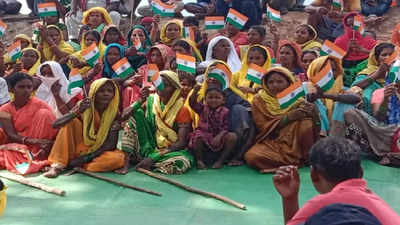 Chhattisgarh tribals demand withdrawal of armed forces from Parsa