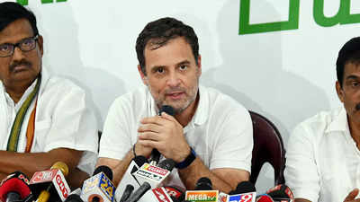 Easier for many leaders to make peace with BJP, 'fold hands' before it but it's not my character: Rahul Gandhi