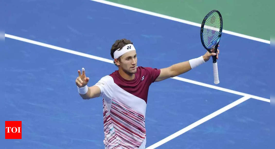 Casper Ruud reaches US Open final with confident win over Karen Khachanov | Tennis News – Times of India