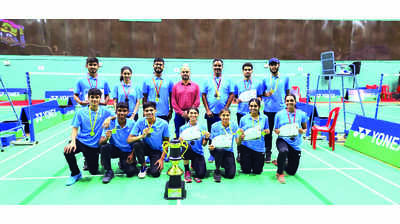 CG junior team wins west zone badminton c’ship