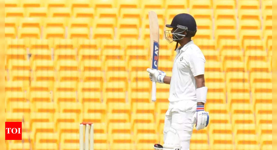 Feisty Ajinkya Rahane scores double ton on return | Cricket News – Times of India