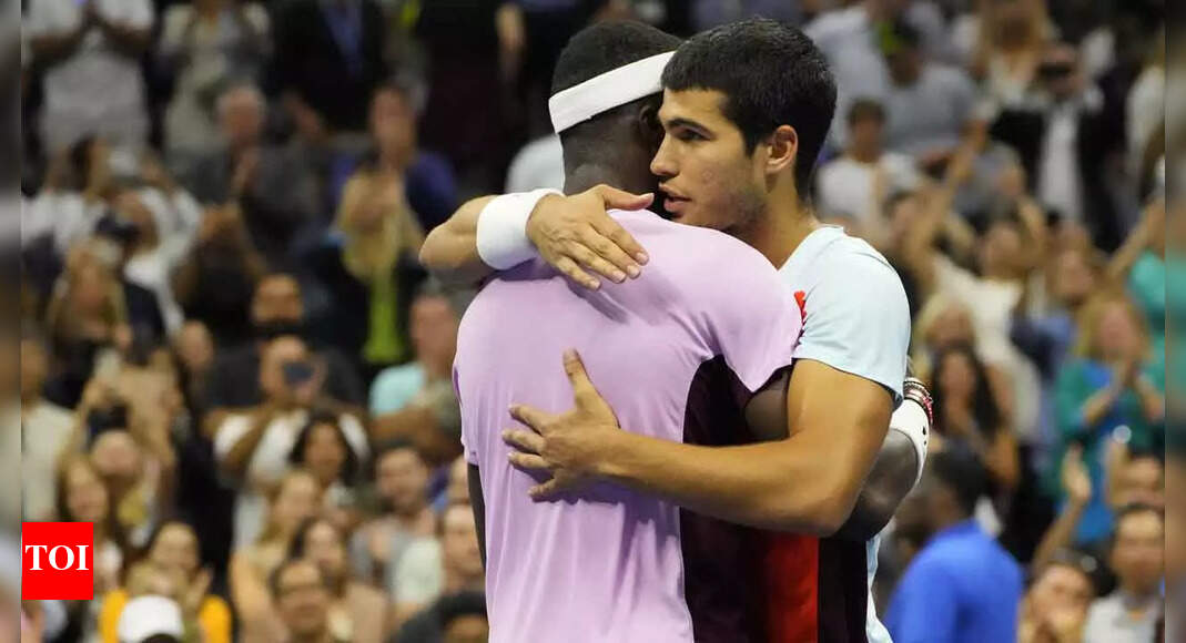 Carlos Alcaraz ends Frances Tiafoe’s dream run at US Open to reach final against Casper Ruud | Tennis News – Times of India