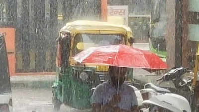 Delhi: Light to moderate rain brings respite from humid weather