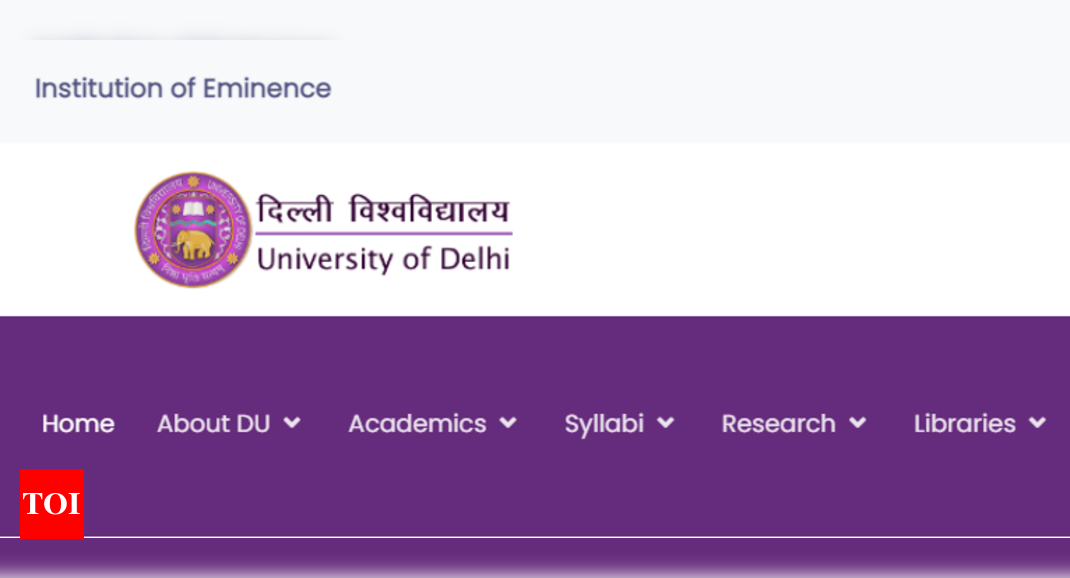 Csas: DU Admission 2022: CSAS portal will be launched on September 12 ...