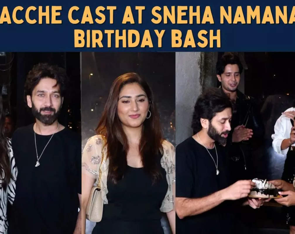 
Nakuul Mehta, Disha Parmar, Zaan Khan and others attend Sneha Namanandi's birthday bash
