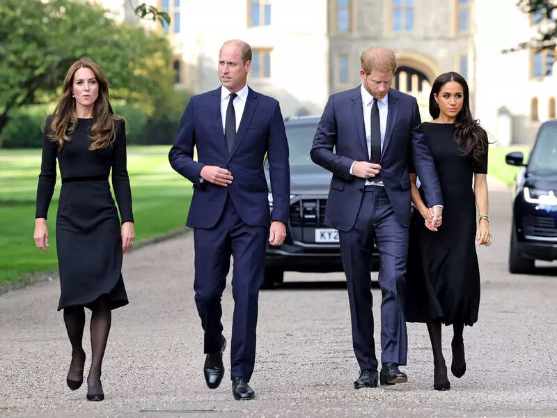 Harry and Meghan reunite with William and Kate