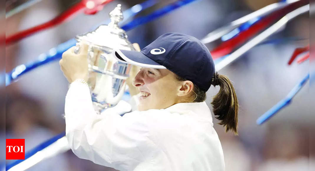 US Open 2022: Sensational Iga Swiatek downs Ons Jabeur to claim maiden title | Tennis News – Times of India