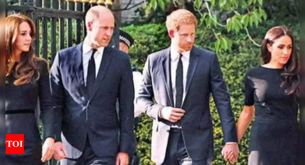 Will-Kat & Harry-Meghan reunite in hour of grief – Times of India
