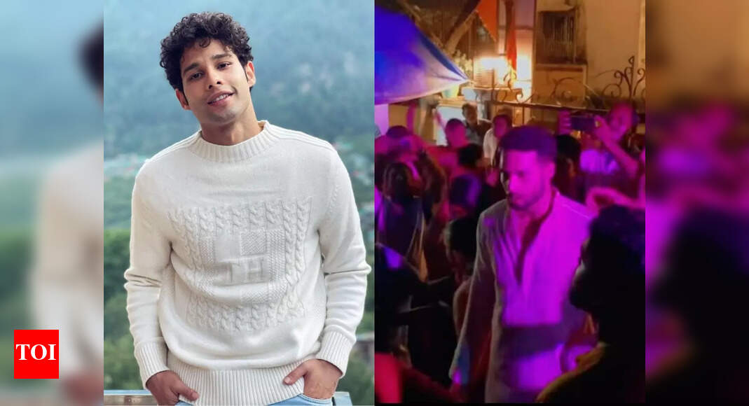 Video Siddhant Chaturvedi gets into rowdy mode, dances on 'Vaat Lavli' and 'Lollypop Laagelu