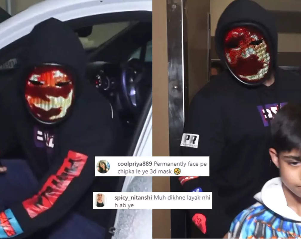 
Trolled! Raj Kundra now hides his face with 3D mask as he gets clicked after watching 'Brahmastra', netizens say 'Permanently face pe chipka le ye mask'
