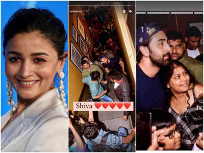 Alia Bhatt says love is greatest astra as Ranbir Kapoor gets mobbed by fans at the theatre