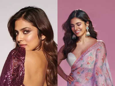 Most striking sari looks of Malavika Mohanan
