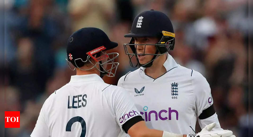 Zak Crawley, Alex Lees propel England towards victory in third Test against South Africa | Cricket News – Times of India