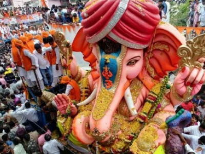 Ganesh laddu Prasad auctioned for 24.60 lakh - Times of India