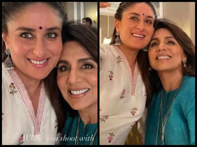 Kareena Kapoor Khan collaborates with 'family' Neetu Kapoor for a project; shares happy pictures from the set