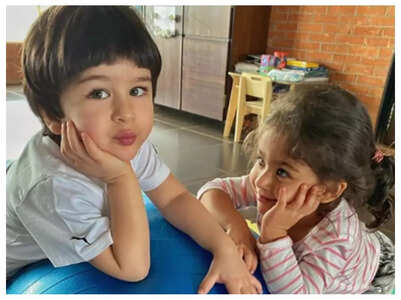 Inaaya draws a cute sketch of Taimur