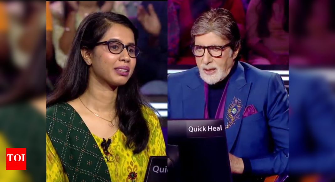 Kaun Banega Crorepati 14 Contestant Aneri Arya makes Amitabh Bachchan