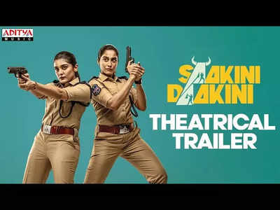 Regina Cassandra, Nivetha Thomas, and Sudheer Varma's 'Saakini Daakini' trailer dropped