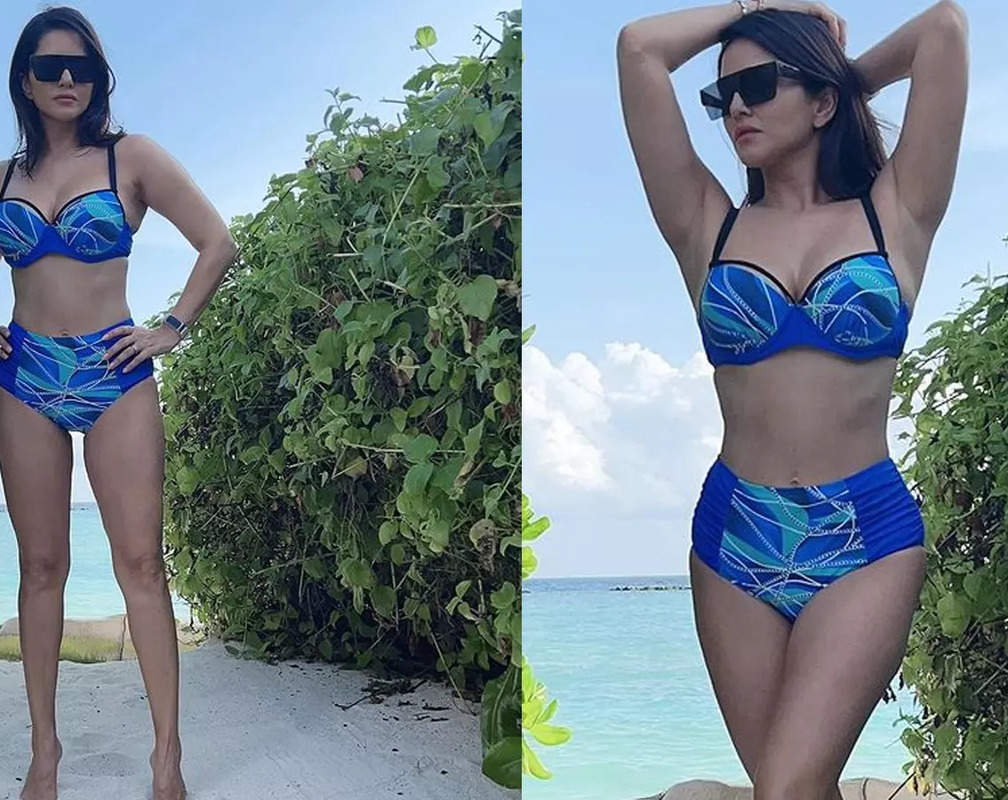 
Sunny Leone exudes oomph in blue bikini; fan writes, 'You are my first love'
