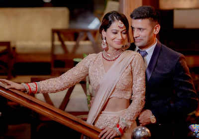 Sangram-Payal host a lavish homecoming wedding reception in Haryana