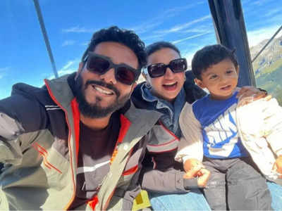 Raj Chakraborty and Subhashree Ganguly enjoy a vacation in Switzerland