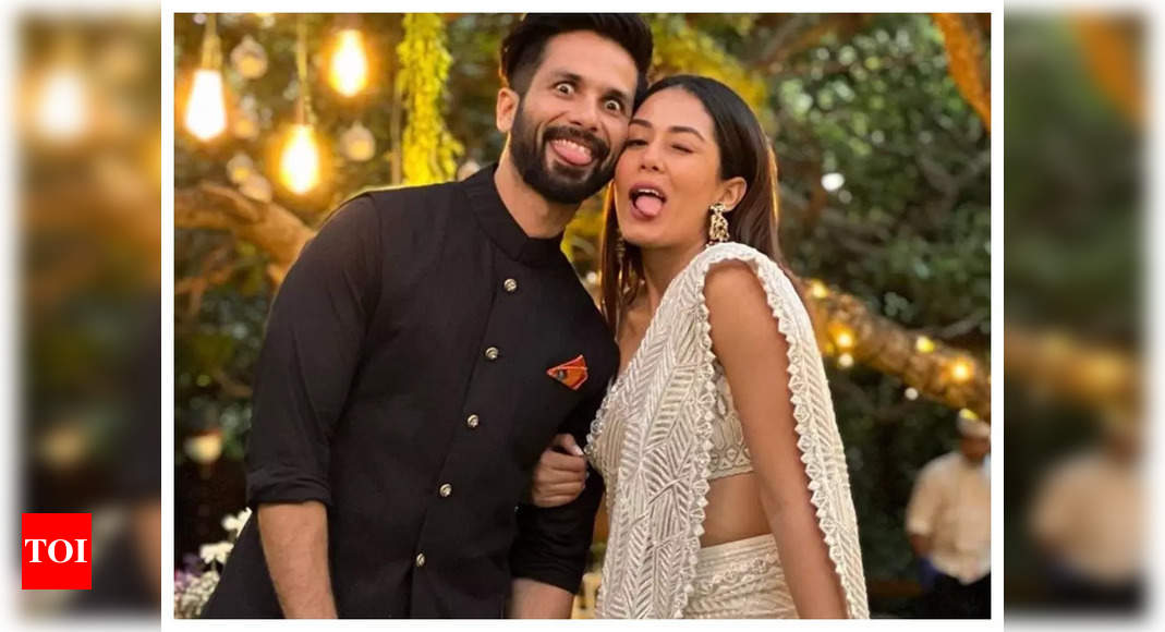 Shahid Kapoor’s fun BTS video from a shoot with Mira Rajput will leave you in splits – WATCH – Times of India