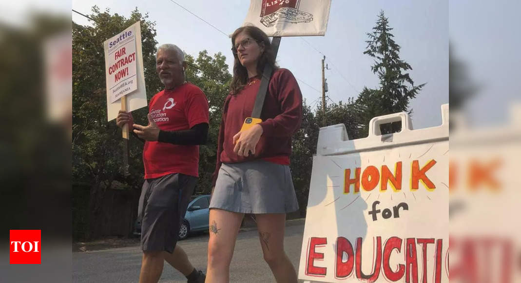 Parents worry about kids as Seattle school strike continues – Times of India