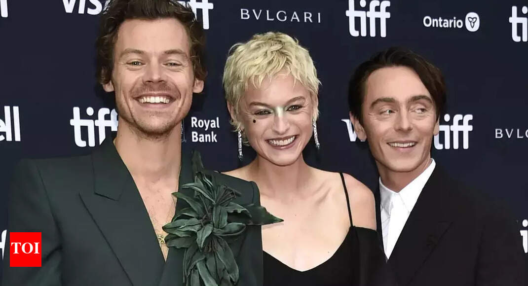 Harry Styles Emma Corrin And David Dawson Take Over Toronto For My Harry Styles Emma Corrin And David Dawson Take Over Toronto For My
