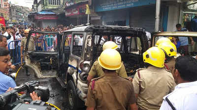 Kolkata streets turn into war zone as violence shrouds BJP's protest march