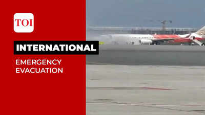 Smoke permeates from Air India flight cabin; passengers evacuated safely