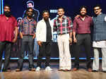 Raghu Mukherjee, Vasishta N Simha, Dhananjaay and Duniya Vijay(from right)