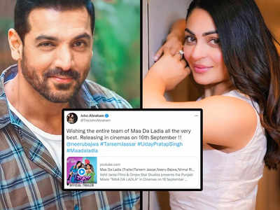 Are John Abraham and Neeru Bajwa going to share screen? The 'Force' fame actor tweets best wishes for Pollywood Queen's 'Maa Da Ladla' - Exclusive