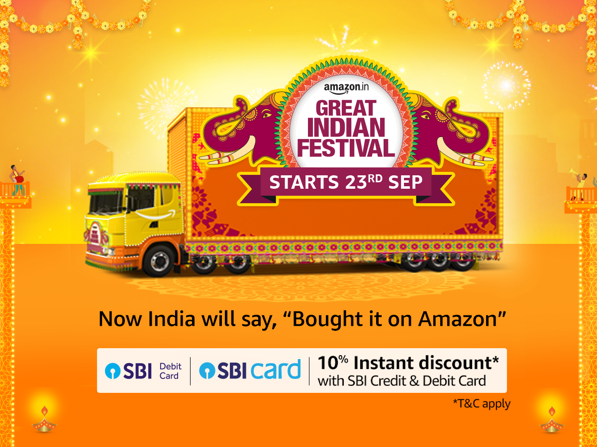 Amazon Great Indian Festival Sale 2022: Offers, Deals & Details; Early  Access For Prime Members | Most Searched Products - Times of India