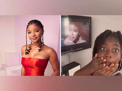 Halle Bailey loves how black girls react to 'The Little Mermaid' teaser