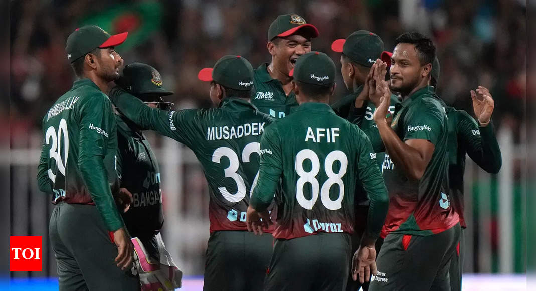 Bangladesh to play against UAE in T20 World Cup build-up | Cricket News – Times of India