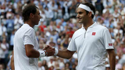 It was an 'honour to share all these years' with Federer, says Nadal