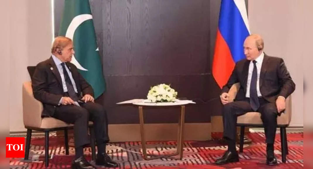 Video shows Russia’s Putin laughing as Pakistan PM Shehbaz struggles with headphones during bilateral meeting – Times of India