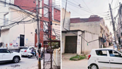 Hanging live wires threaten lives in Zirakpur