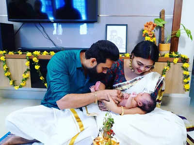 TV couple Yuva and Mridhula name their baby girl 'Dwani Krishna'